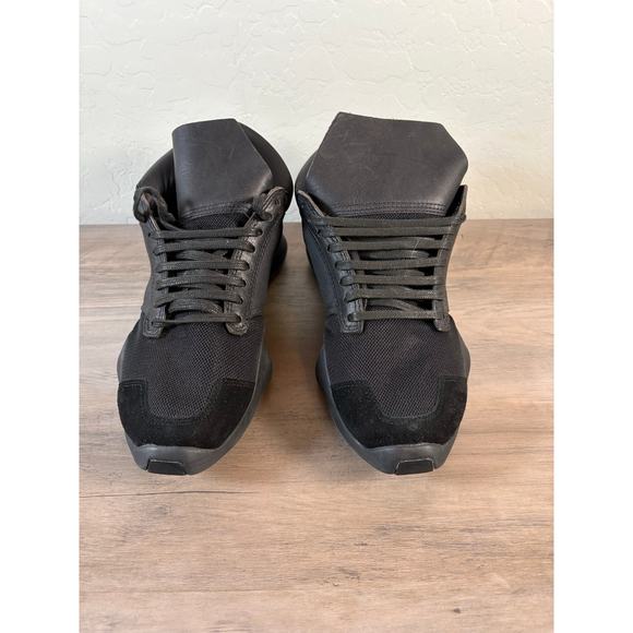 Rick Owens x‎ Adidas Men\'s Runner Shoes All Black Size 6 US 5.5 UK EUC main image 12